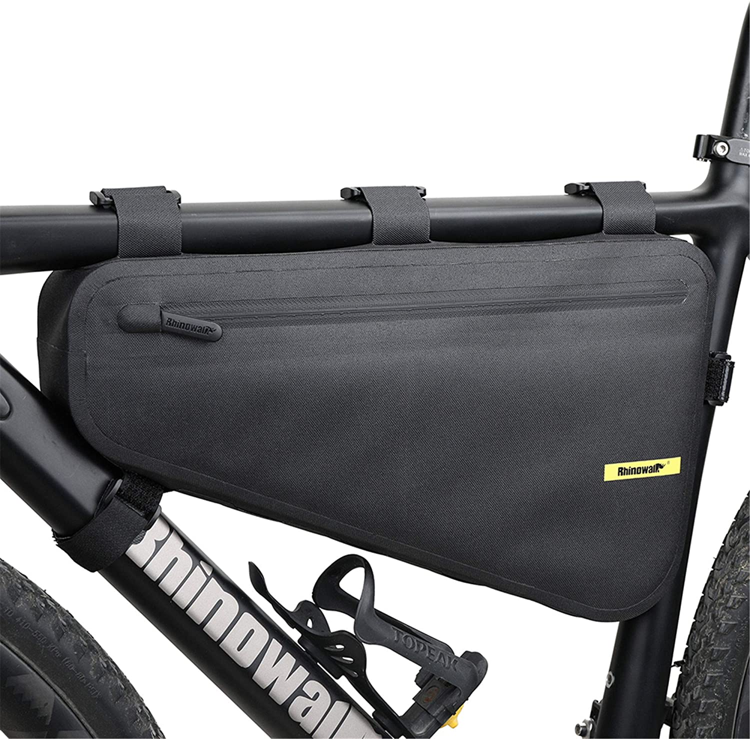 Tarente Large Waterproof Bike Triangle Frame Bag Front Top Tube Cycling Under Seat Pouch L