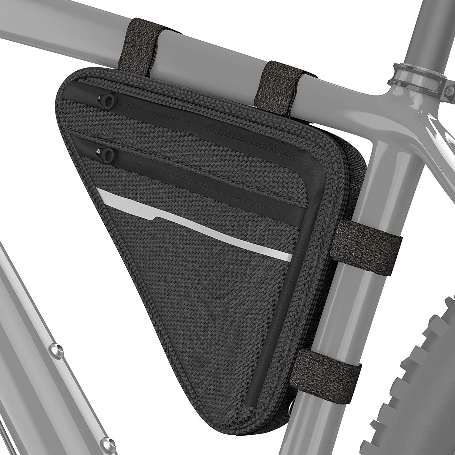 Velmia Triangle Bike Bag Waterproof and Reflective - BeginnerMountainBikes