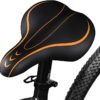 BELLE DURA Bike Seat Most Comfortable Bicycle Seat Memory Foam Waterproof Bicycle Saddle